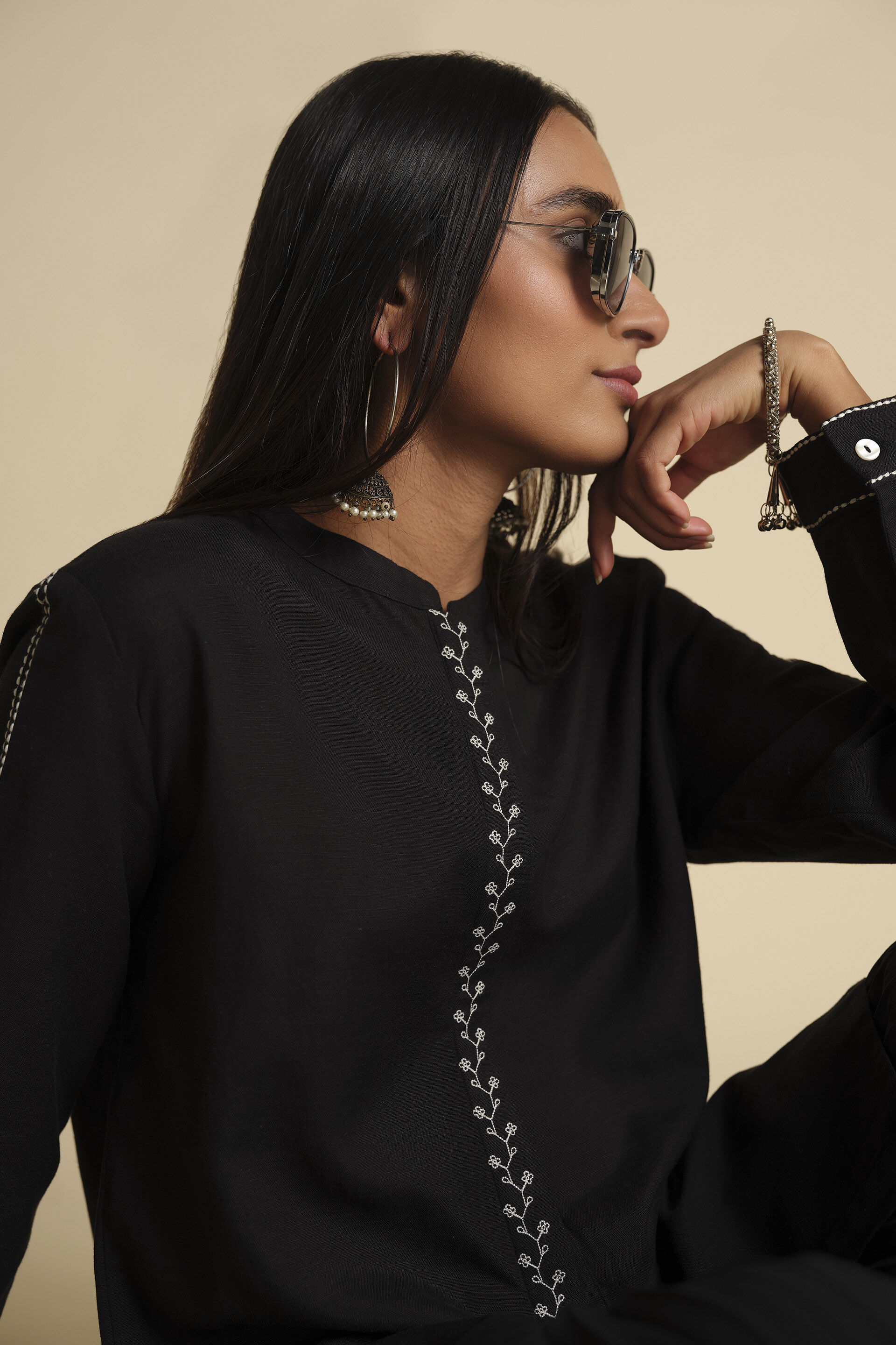 Leher Top, Black, image 3